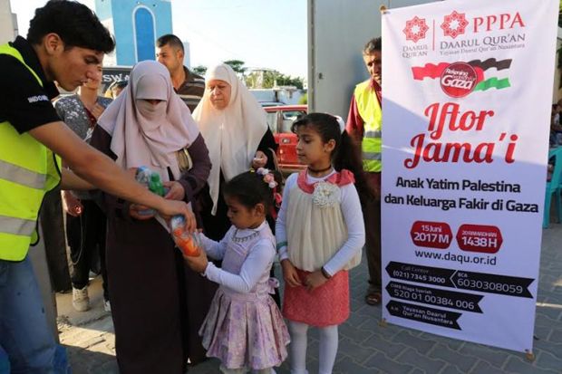 PPPA Daarul Qur'an Tebar Iftor Jama'i dan Misi Kemanusiaan di Gaza