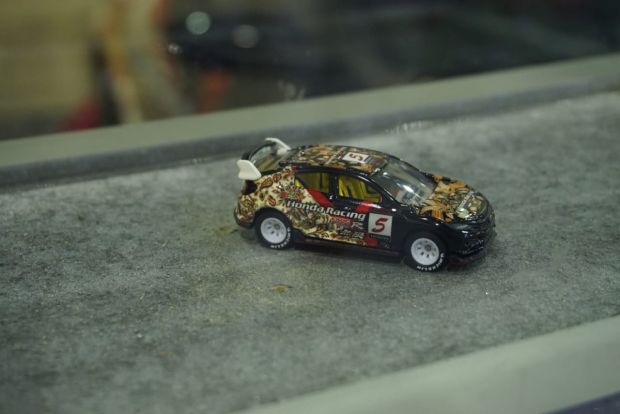 Honda Bawa Civic Type R Berstiker Diecast Custom Competition di IMX