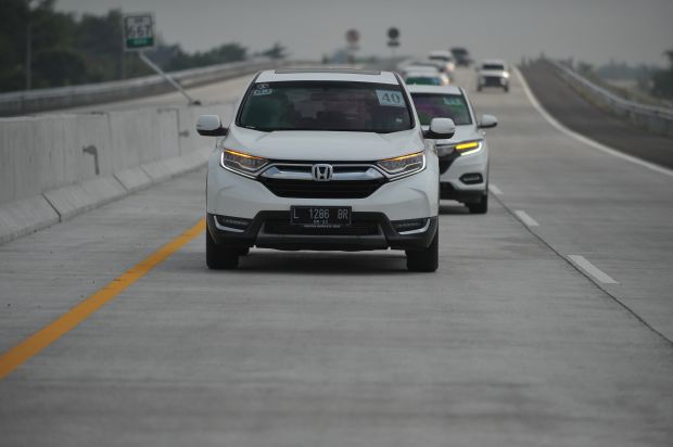 All New Honda CR-V Ikut Terabas Jalur Ekspedisi Tembus Tol Trans Jawa