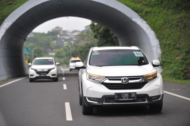 All New Honda CR-V Ikut Terabas Jalur Ekspedisi Tembus Tol Trans Jawa