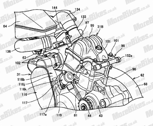 Honda Mulai Bocorkan Detail Mesin Motor V-Twin Supercharged