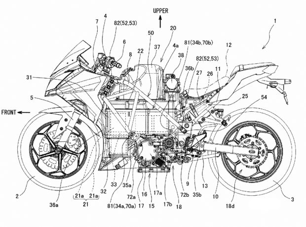 Kawasaki Siap Duetkan Ninja Bertenaga Listrik