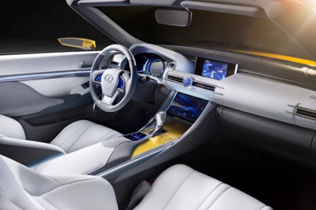 Mobil Konsep Convertible Coupe Lexus LF-C2 Jadi Pusat Perhatian