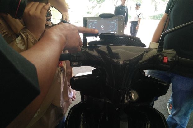 Begini Penampakan Motor Listrik Pertama Buatan Anak Bangsa