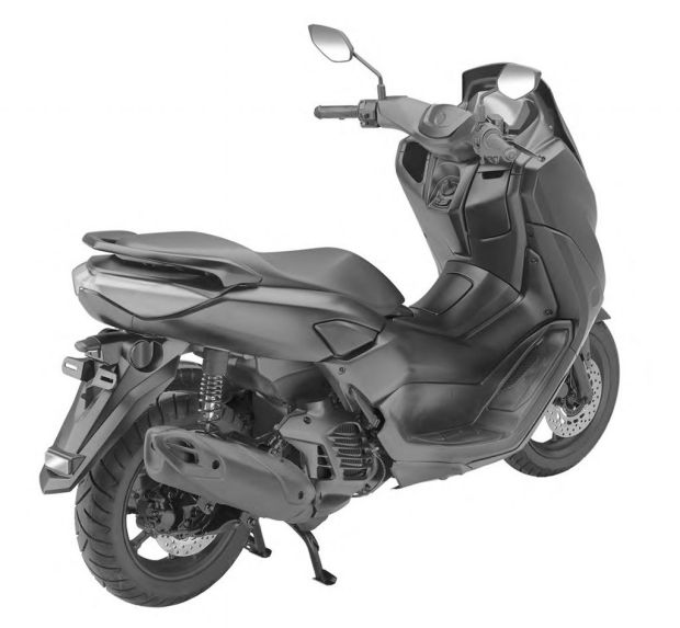 Gambar Detail Paten Ini, Diduga Skutik Yamaha NMax 2020