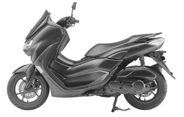 Gambar Detail Paten Ini, Diduga Skutik Yamaha NMax 2020