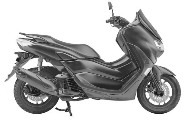 Gambar Detail Paten Ini, Diduga Skutik Yamaha NMax 2020