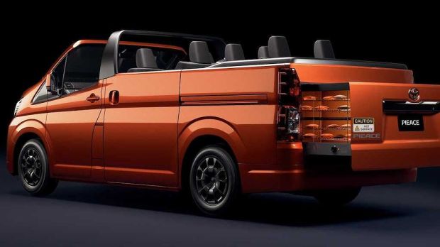 Kenalkan Pieace, Toyota Luncurkan Hiace Tanpa Atap