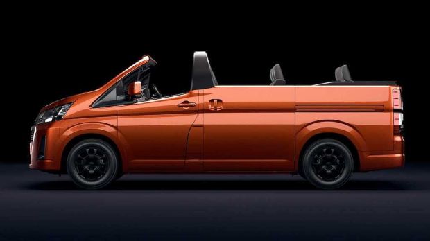 Kenalkan Pieace, Toyota Luncurkan Hiace Tanpa Atap