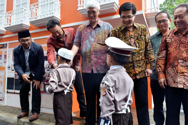 Toyota Resmikan Taman Lalu Lintas Ade Irma di Kota Kembang