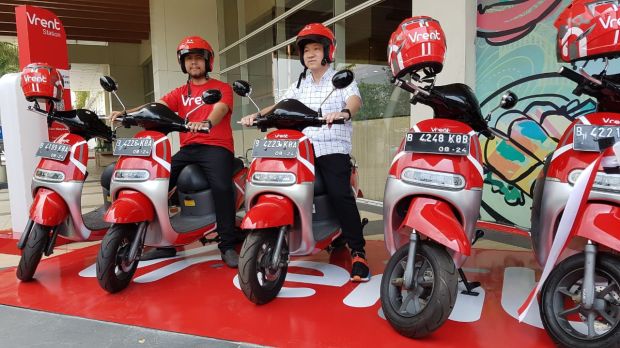 Vrent Hadirkan Layanan Rental Motor Listrik, Cukup Bayar Rp2.500