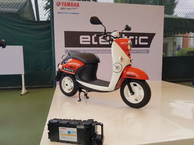 Yamaha e-Vino Hadir, Mitsubishi Uji Motor Listrik di Indonesia