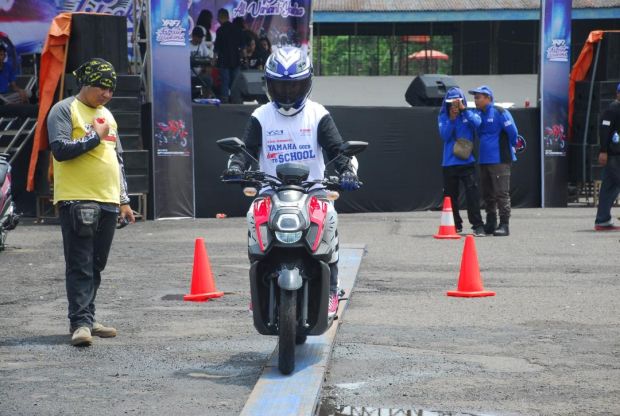 Motor Baru Yamaha Dipakai di Final Yamaha Goes to School Safety Riding Competition