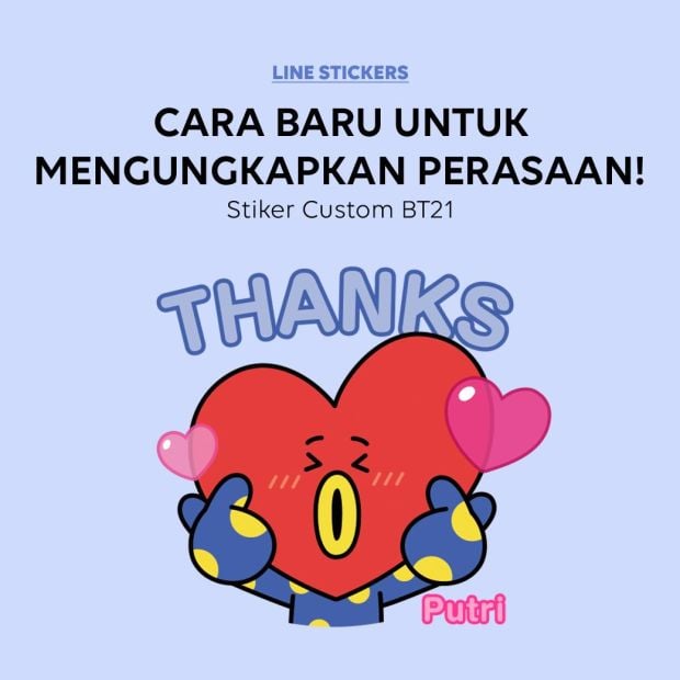 Stiker Terbaru BT21...