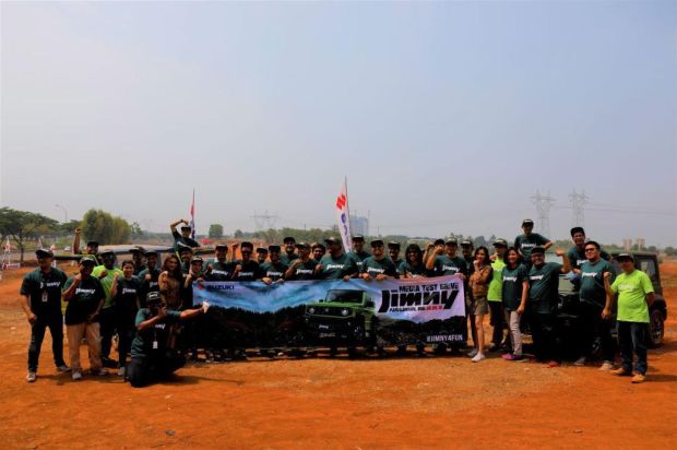 Suzuki Ajak Media Siksa Jimny Terbaru di Medan Off-road