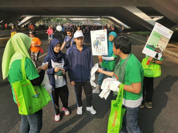 Hentikan Pemanasan Global, Sharp Indonesia Kampanye di CFD