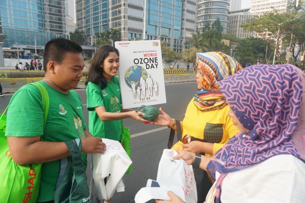 Hentikan Pemanasan Global, Sharp Indonesia Kampanye di CFD