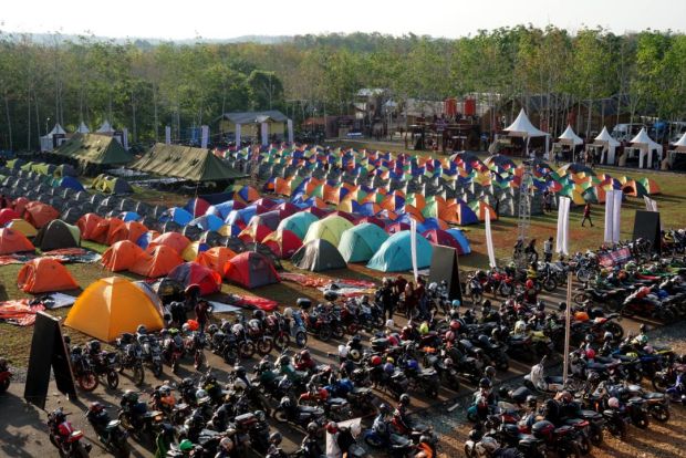 Horas! Suryanation Ridescape Ajang Motocamp Bikers Mampir di Medan