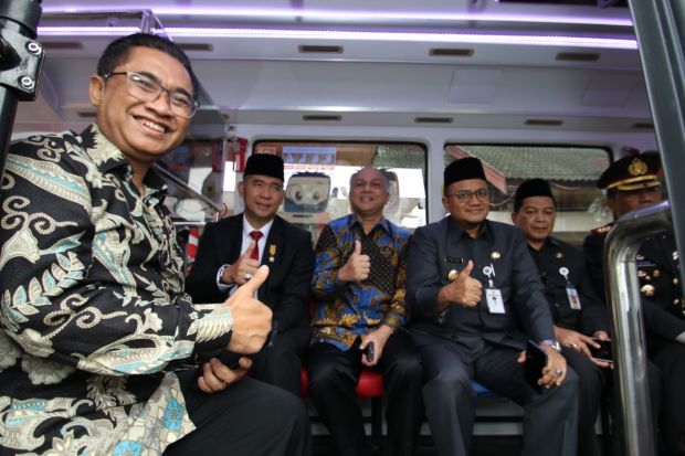 Capsule Bus Koja Trans Resmi Wara-wiri di Kota Jambi