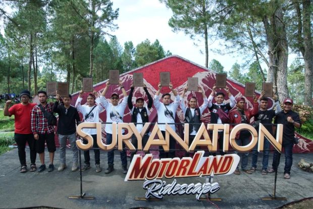 Ribuan Bikers Nikmati Motocamp Ala Suryanation Motorland di Danau Toba