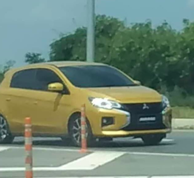 Mitsubishi Mirage Bertampang XPander Ketangkap Basah Tes di Jalan