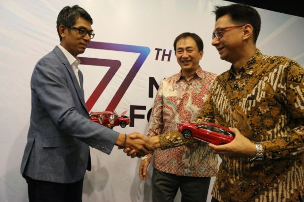 Jelang Peluncuran Crossover Baru Mitsubishi, MMKSI Kunjungi SINDO MEDIA