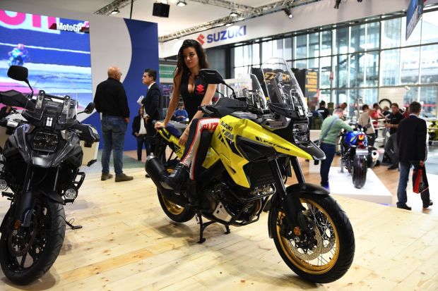 Sentuhan Radikal Suzuki di V-Strom, Libas Gas Buang Merek Lain