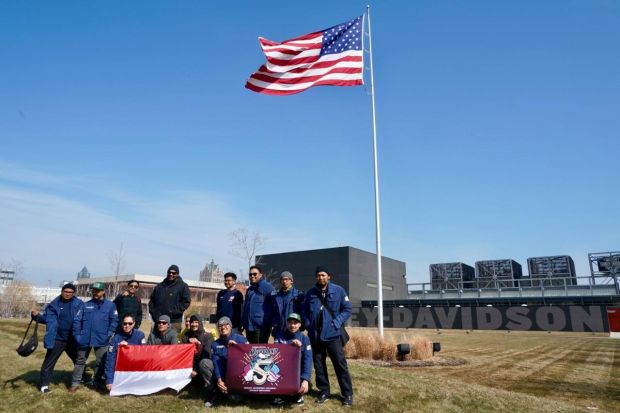 Tim Suryanation Motorland Serap Banyak Ilmu di Museum Harley-Davidson