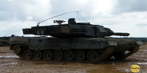 Di Belanda, tank Leopard...
