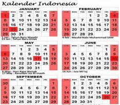 Ini dia jadwal cuti...