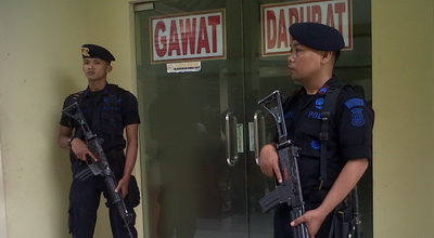 Ruang ICU John Kei dijaga...