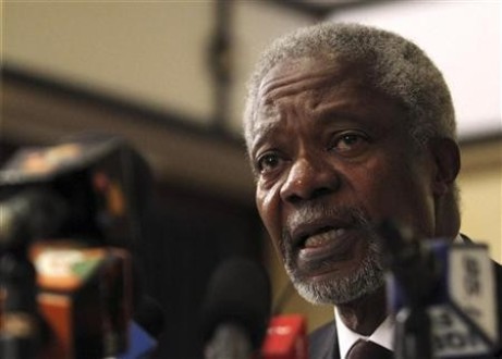 Kofi Annan diutus tangani...