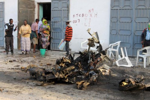 Serangan udara di Somalia...