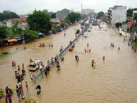 Posko banjir Tangerang...