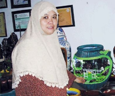 Sulap Gentong jadi taman...