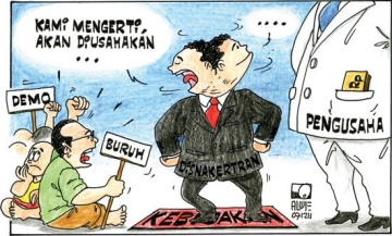 Buruh PT Sanyo tuntut...