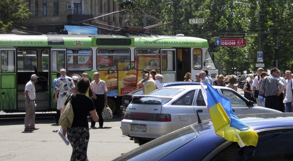Ledakan tram di Dnipropetrovsk...