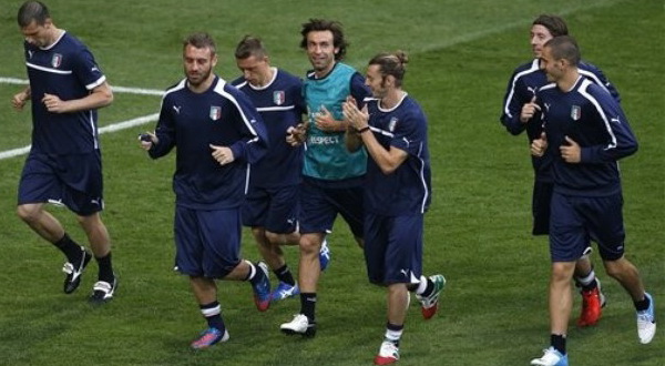 Gli Azzurri ingin lampiaskan...