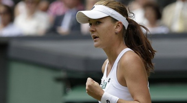 Radwanska sulit bernapas...