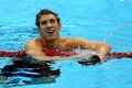 Phelps sukses menggondol...