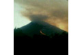 Api Gunung Agung terlihat...