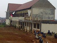 Atap kanopi SMAN 7 tak...