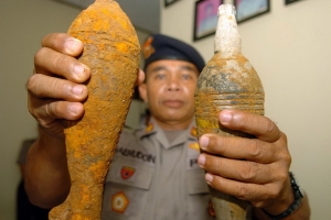 Warga temukan mortir...