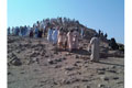 Jabal Uhud di bawah...