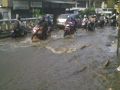 Hujan deras di Bogor,...