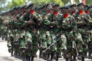TNI AD terjun dari Hercules