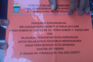 Besok, Kota Bandung...