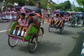 50 becak hias meriahkan...