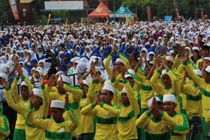 Ribuan santri se-Pasuruan...