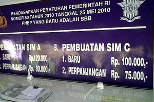 Bikin SIM di Semarang...